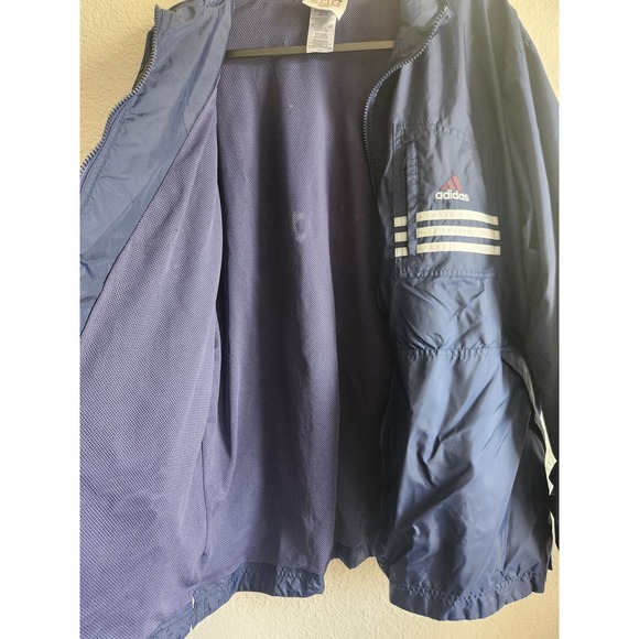 90's Adidas Men's Track Windbreaker Set Lg - Picture 5 of 11